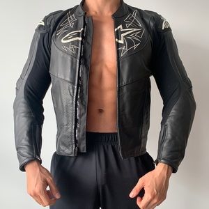 Men’s alpinestars motorcycle jacket black